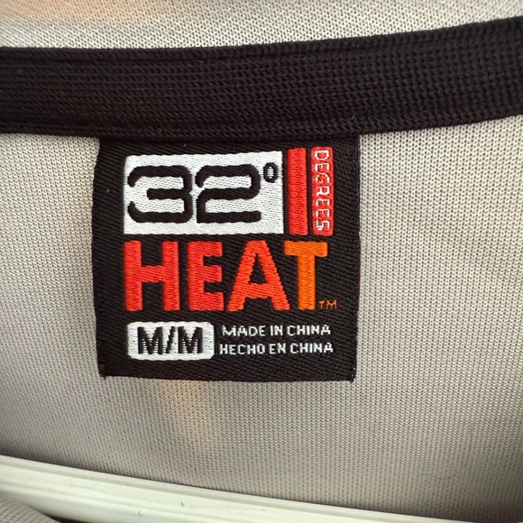 32 Degrees Heat Men’s Full-Zip Hoodie – Gray | Size M - Picture 2 of 3